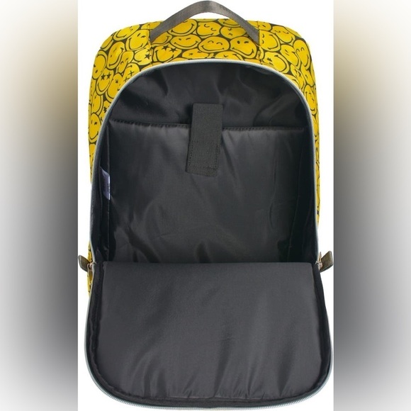 CONCEPT ONE Smileyworld Backpack, Yellow/Grey, NWT main image 8